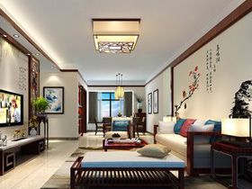中式客厅装修图设计方案