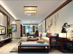 中式风格客厅装修效果图设计方案_中式风格客厅装修效果图大全