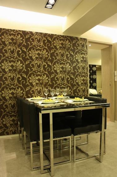 现代典雅餐厅室内装饰效果图片