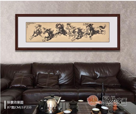 国画动物画作为家居客厅挂画的优势