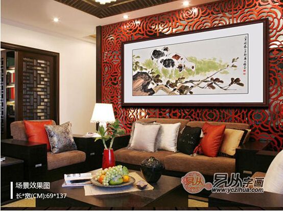 室内客厅装饰画怎么选择 才能更好地融入家居风格