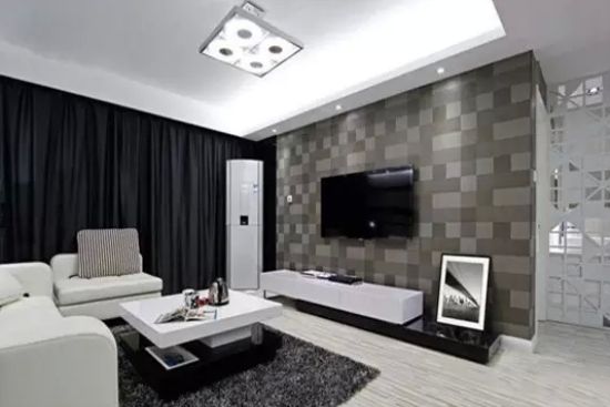 客厅电视墙 打造时尚简洁的空间