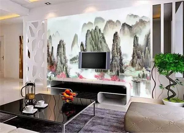 中式风格 客厅背景墙