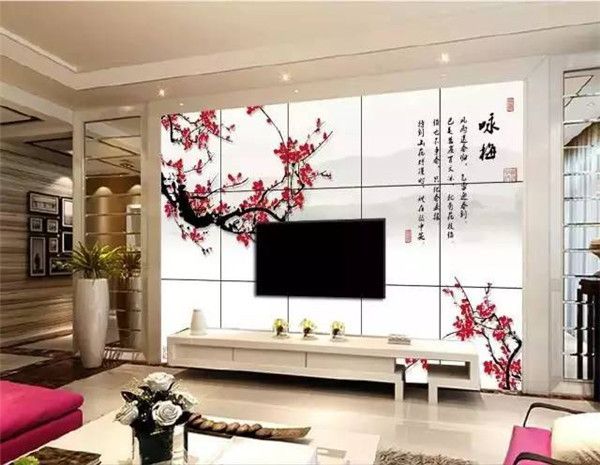 中式风格 客厅背景墙