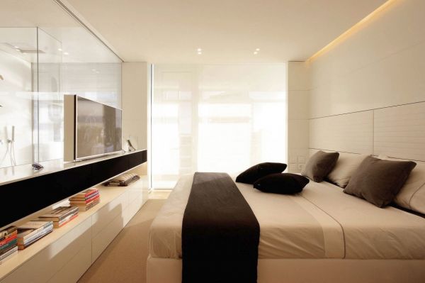 现代四居室卧室效果图设计