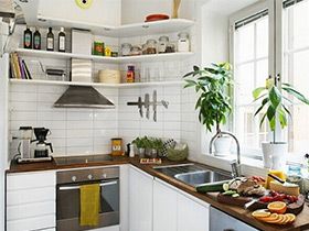 现代厨房装修效果图设计方案_室内装修客厅效果图大全