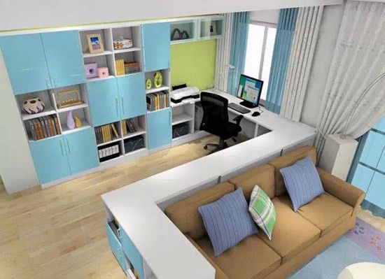 客厅书房设计如何做_客厅书房设计实例