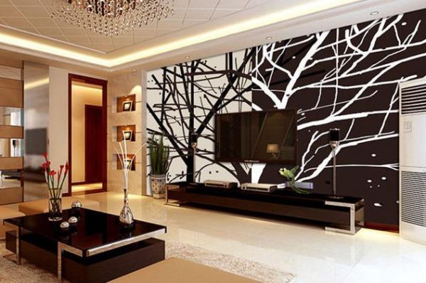 客厅电视墙背景效果图设计方案_客厅电视墙背景效果图大全