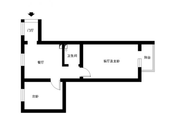 团结湖小区54平地中海风格赏析