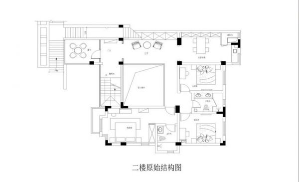 君山高尔夫别墅280平中式古典风格效果图设计