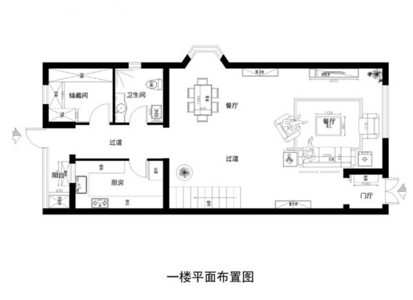 瑞海姆公寓300平简约风格效果图设计