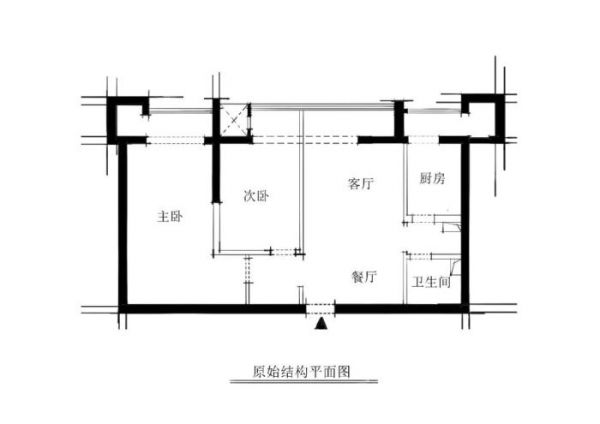 原始结构平面图