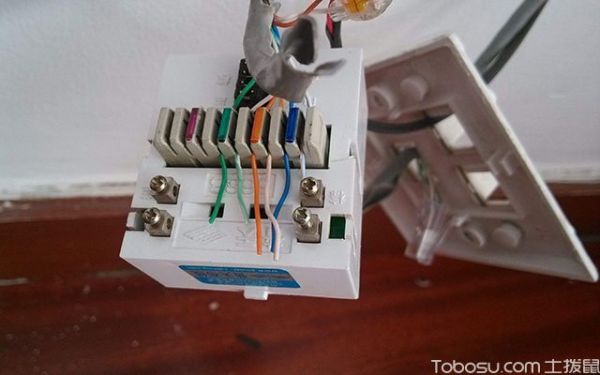 网线插座接法说明
