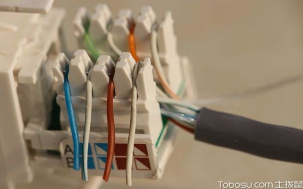网线插座接法