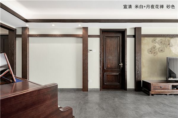 宣清 米白+月夜花禅 砂色