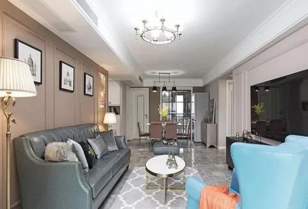 美炸天的107㎡美式三居室