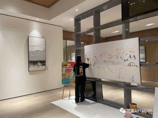 ●“新锐艺术展”展览现场