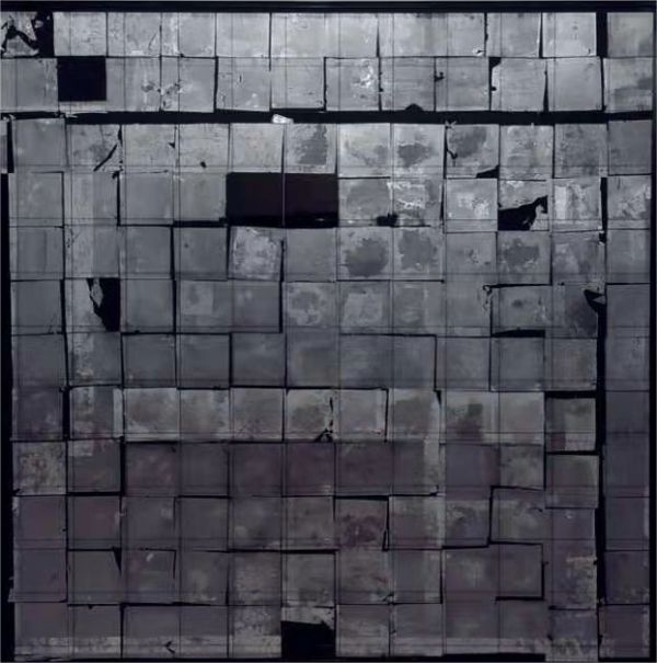 艺术粮仓 李皓《墨格No.27》175x175cm的