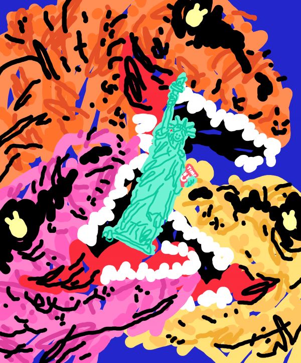 朱晨維《Dragon in my blood》 2023 116.5x91cm 333画廊