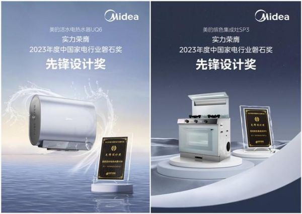 硕果累累 美的厨热产品斩获多项2023年度中国家电行业磐石大奖