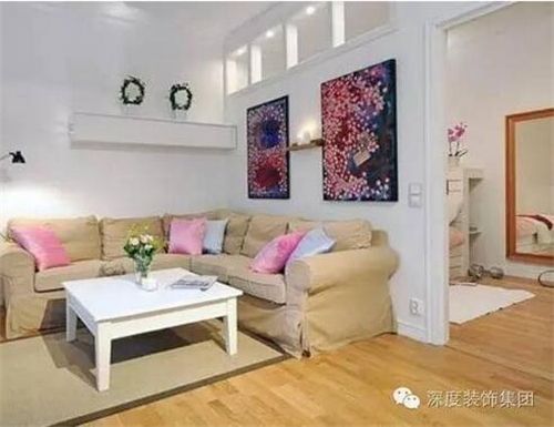 文艺客厅装修效果图