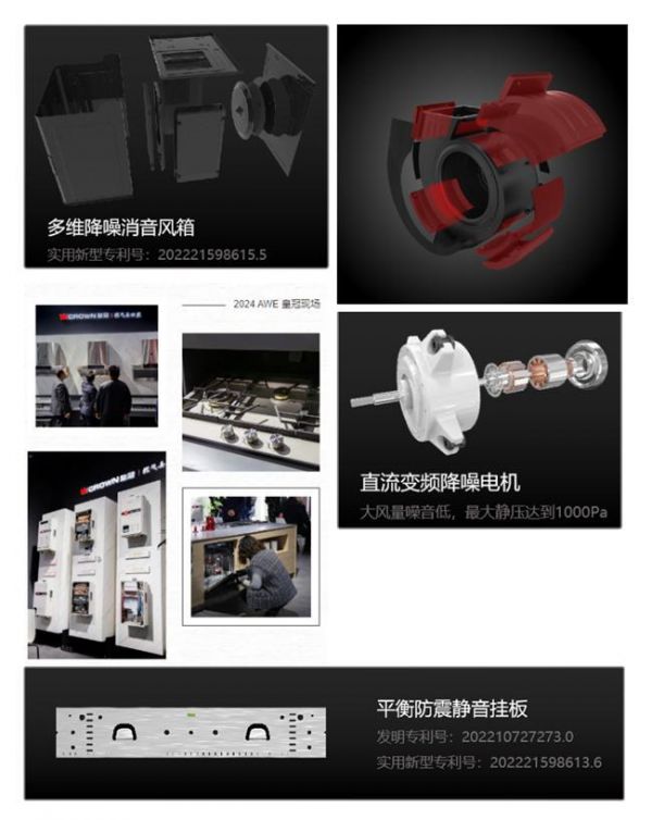 皇冠电气发布全钢机身超静音新品烟机，打造行业顶奢标准