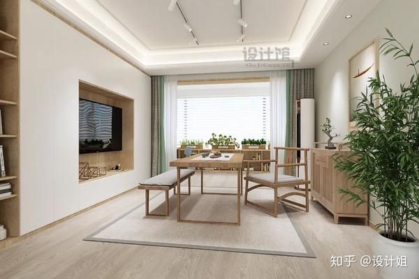 客餐合一的开放式设计示例