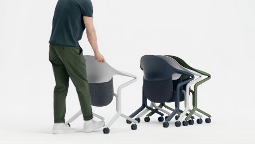 Herman Miller Fuld Nesting Chair荣获「红点最佳产品设计奖」，重新定义办公椅