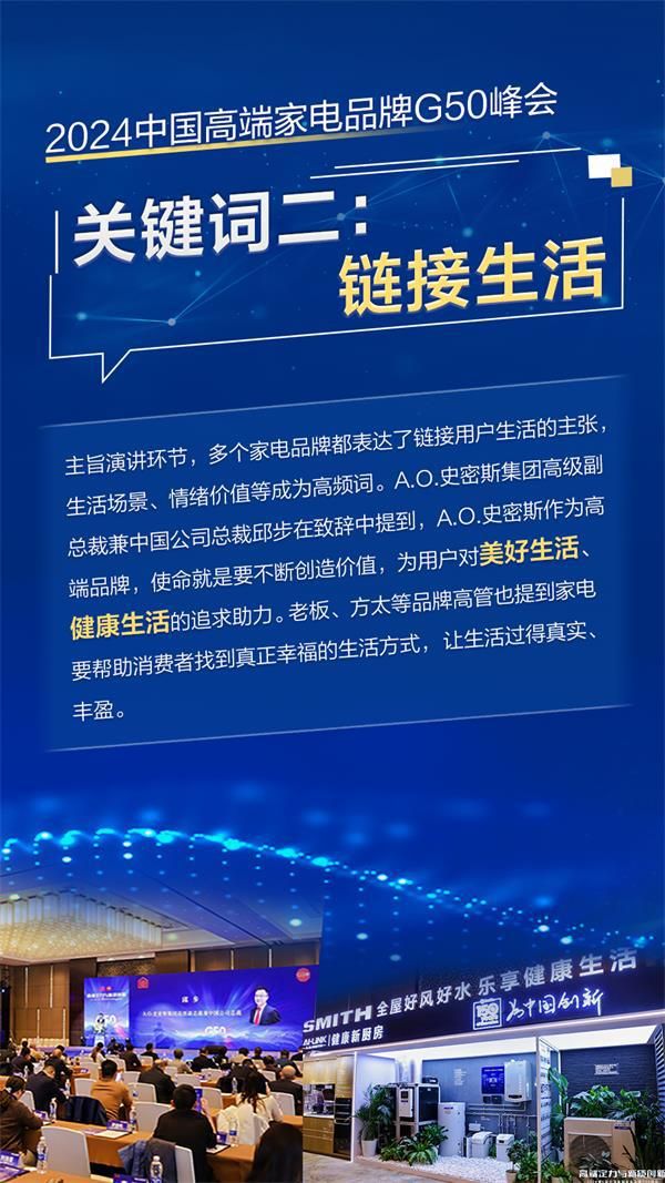 2024高端家电G50峰会举行 四大关键词洞见行业未来