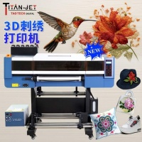 3D刺绣烫画：效率拉满，成本更低！泰拓数码2025全新力作震撼登场！‌
