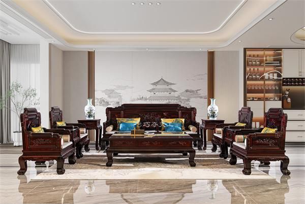 专业媒体联袂测评：巧夺天工红木《富贵华堂沙发》值得入手！