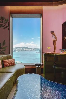 梁志天设计集团打造香港尖沙咀金普顿酒店 Swim Club成为天际社交新地标