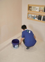 万磊微水泥全案落地的全流程：从线上咨询、样品测试到施工监理、完工验收八步走。