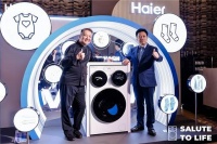 海尔三筒洗衣机泰国上市，001号用户现场交付